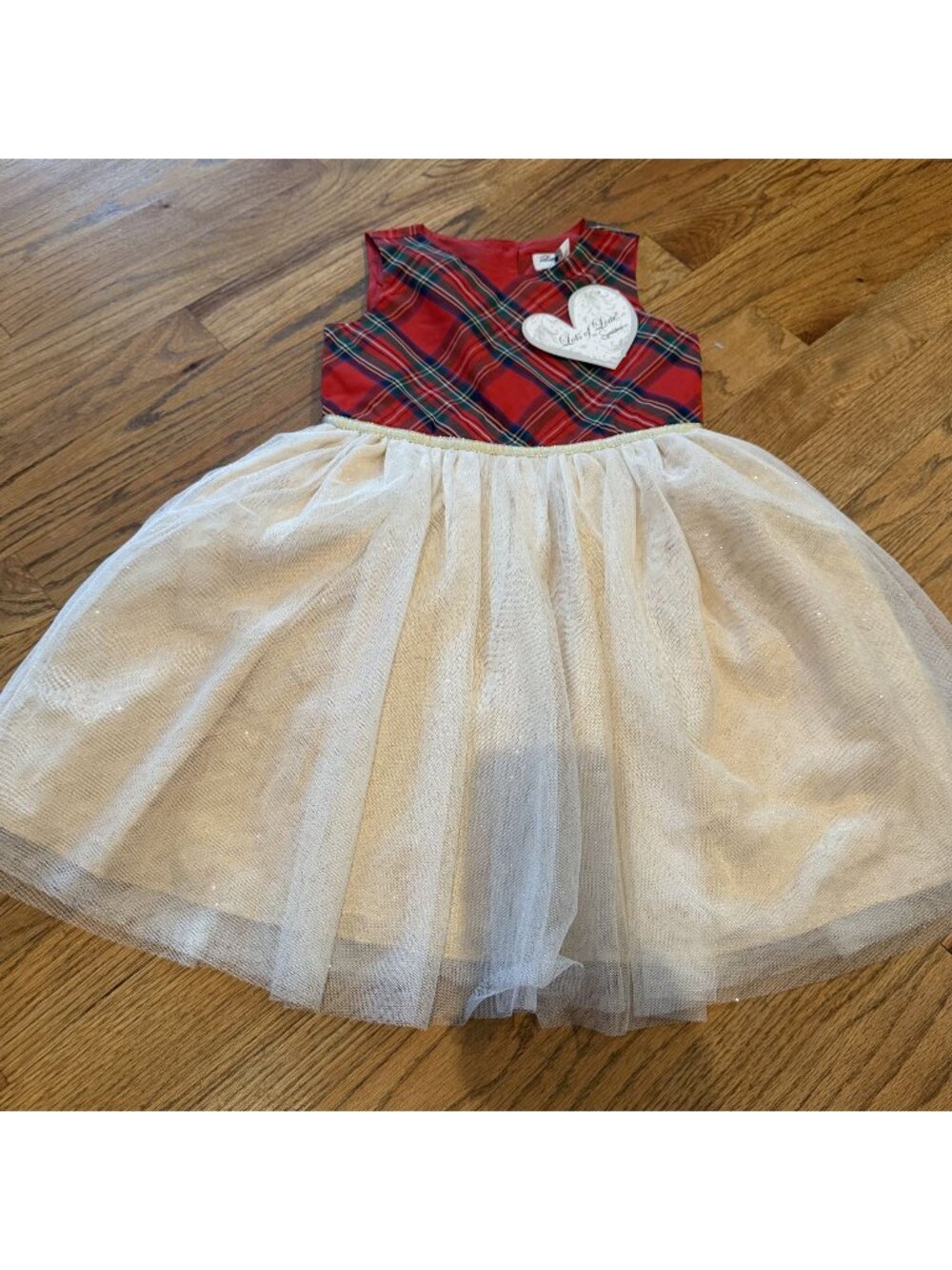 Lots of Love by Speechless Girls Red Plaid Christmas Holiday Dress New 4T